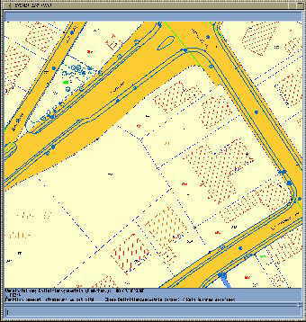 Basisapplikation für Katasterdaten in einem LIS  (Quelle SICAD Geomatics)