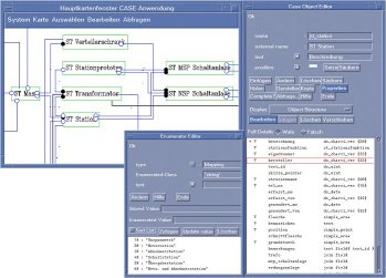 DB-Entwicklungswerkzeuge (Quelle  SMALLWORLD Systems, Ratingen)